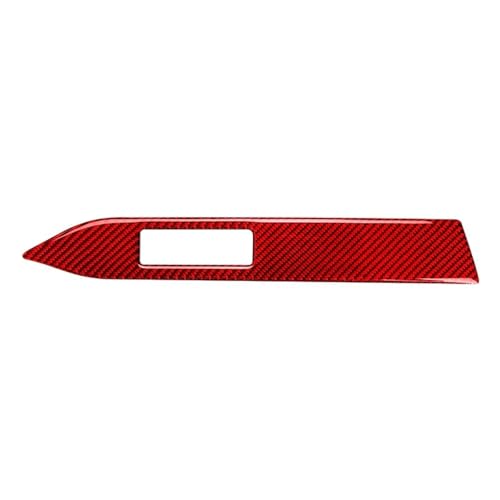 Autocollant pour de voiture en fibre de carbone rouge LHD pour tableau de bord Mustang 2015-2023