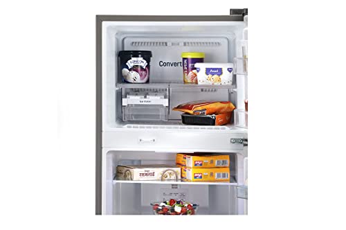 Image of LG 260 Litres 2 Star Double Door Frost Free Refrigerator (GL-S292SPZY, Shiny Steel)