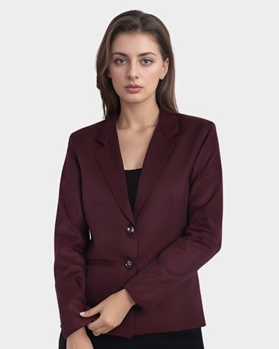 Image of ROCKSY Smart Casual & Formal Blazer for Women, Regular Fit Stylish Blazer for Women