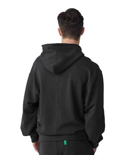 Future Planet Mens Globe Premium Pullover French Terry Soft Cotton Hoodie Sweatshirt Loose Fit4