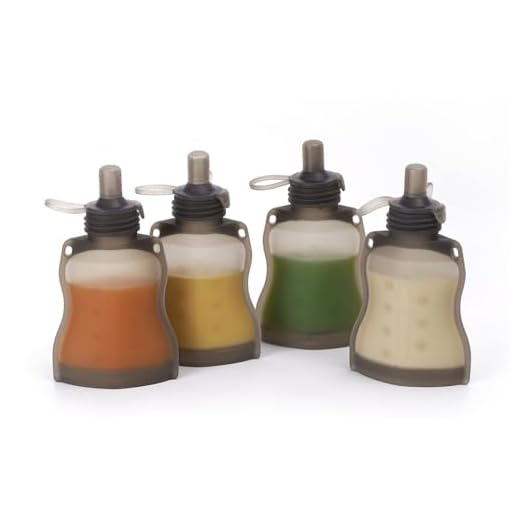 What to put in strap mesh backpack Haakaa Reusable Silicone Snack Pouches
