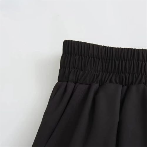 Women Plaid Lace Up Skirt High Waist Midi A-Line Casual Chic Streetwear Swing Comfortable Skirt4
