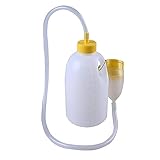 XLANDALYUEFA Bottiglie for orinatoio for Uomo, da Viaggio for 1700 ml con Tubo Giallo