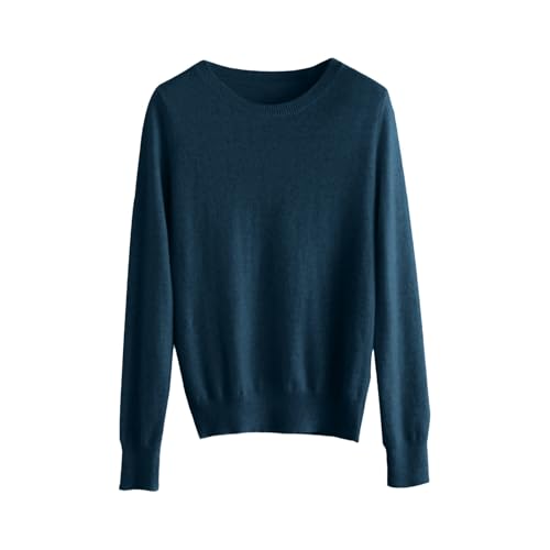 2025 Cashmere Sweaters for Women Long Sleeve Crewneck Wool Blend Sweater Fall Soft Lightweight Knit Pullover Jumpers4