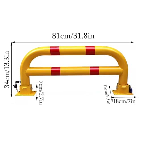 Safety Bollard Barreira de estacionamento, bloqueio de aterramento longmen em forma de u, bloqueio a