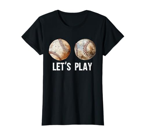 play baseball boobs funny titties balls bra T-Shirt