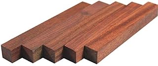 (5 Blanks) Craftwood Pen Turning Blanks Wooden Pens Block 15mm x 15mm x 127mm (Golden Phoebe Wood)