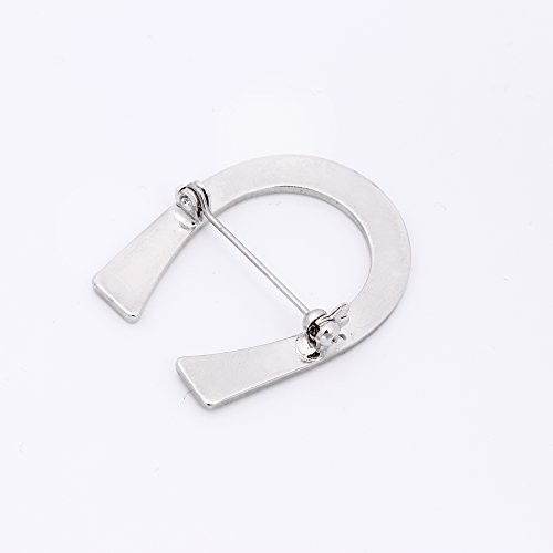 Image of Minimalism Simple Lucky Horseshoe Brooch Cowboy Western Lapel Pin