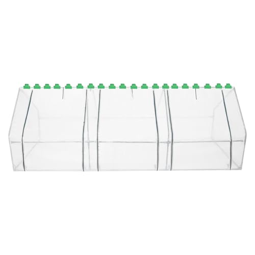 Serre en film plastique 270 x 90 x 90 cm, serre à tomates, maison de culture, abri de jardin, serre précoce, pour tomates et légumes, protège contre le froid, la pluie et le gel, pour balcon et