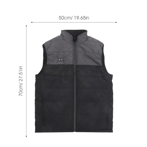 Chaleco calefactable para hombres y mujeres chaleco calefactor cálido invierno 2