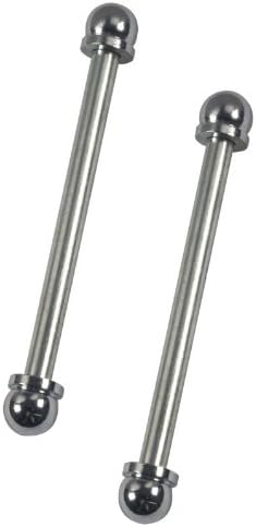 Emtek 94105 9/16" Diameter Steel Ball Tip Finial for Emtek 4-1/2" Hinges, Polished Brass
