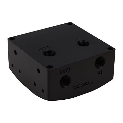 AlphaCool Refroidissement par eau Eisdecke D5 -Black Acetal G1/4