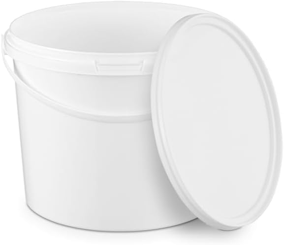 Seau avec couvercle 3l pour organisation de la cuisine et garde-manger propre
