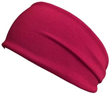 Amazon Yangyang ヘアバンド メンズヘッドバンド 汗吸収 スポーツ 広幅 快適な汗止めバンド 男女兼用 速乾 ターバン風ヘアバンド ランニング サッカー ヨガ サイクリング 用スポーツヘアバンド ユニセックス 2個入り ピンク ファッションヘッドバンド 通販