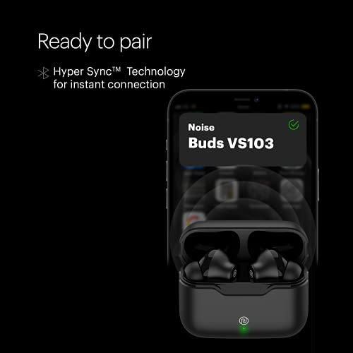 Noise-Buds-VS103-Truly-Wireless-Earbuds-with-18-Hour-Playtime-HyperSync-Technology-Full-Touch-Controls-and-Voice-Assistant-Jet-Black Noise Buds VS103 - Truly Wireless Earbuds with 18-Hour Playtime, HyperSync Technology, Full Touch Controls and Voice…