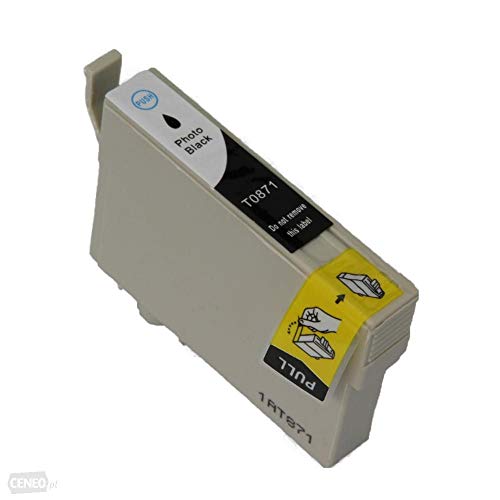 Epson T0871 11.4 ml photo originale emballage coque avec alarme radioélectrique/ acoustique cartouche d'encre pour Stylus Photo R1900 - vue 7