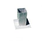 acero galvanizado ACCESORIOS DE COLOCACIÓN METÁLICOS (LOTE 4 UNIDADES) (12 × 12/16 / 17,5 × 17,5 cm)