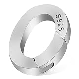 Homoyoyo Broche para Joyería de Plata Conector Seguro para Pulseras y Collares Elegante Fabricación de Accesorios