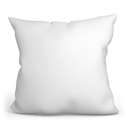 Amazinggirl Relleno cojin 60x60 cm - Almohada para Dormir de Cama y Sofa o Cojines Acolchada de Microfibra Suave de fácil Cuidado para Adultos y niños Almohadas 60 x 60 Certificado Oeko Tex