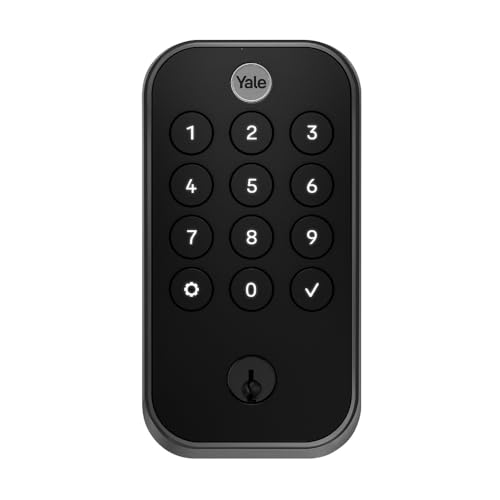 Yale Security Assure Lock 2 Touch Deadbolt, Black Suede Keyed Smart Entry Door Lock with Wi-Fi Connected Keypad and Fingerprint Scanner for Code Entry and Remote Access, YRD410-F-WF1-BSP thumbnail 2