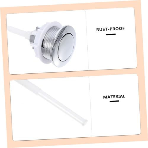 HEMOTON 1Pc Botão Do Vaso Sanitário Acessório Do Tanque De Água Do Vaso Sanitário Peças Do Tanque De