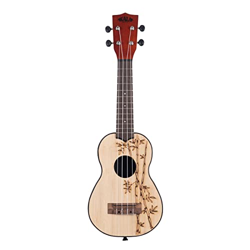 Kala Wood Ukadelic Bamboo – Ukulele soprano - Les Beatles, Paul McCartney, John Lennon, RIngo Starr, George Harrison Kala Wood Ukadelic Bamboo - Ukulele soprano