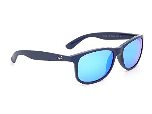 Ray Ban Andy RB4202 615355 Blue/ Blue Mirror 55mm Sunglasses3