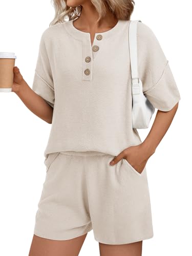 LILLUSORY Two 2 Piece Set Summer Outfits Lounge...