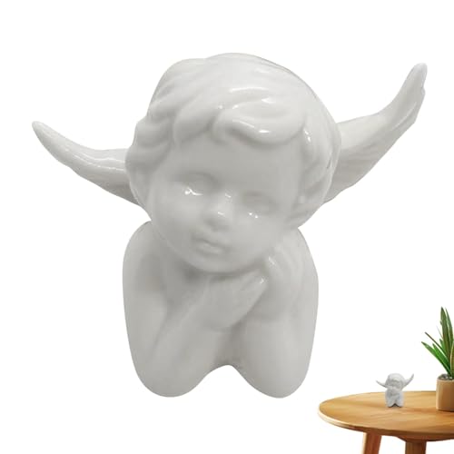 Decorazione Figure Di Angelo, Figure Di Angelo Cultura Residenziale - Adorabile Adorabile Angelo Memorial Cherrub Scultura, Statua Da Tavolo, Memoriale-Chulpture, Garden-Scherub Status For Interior