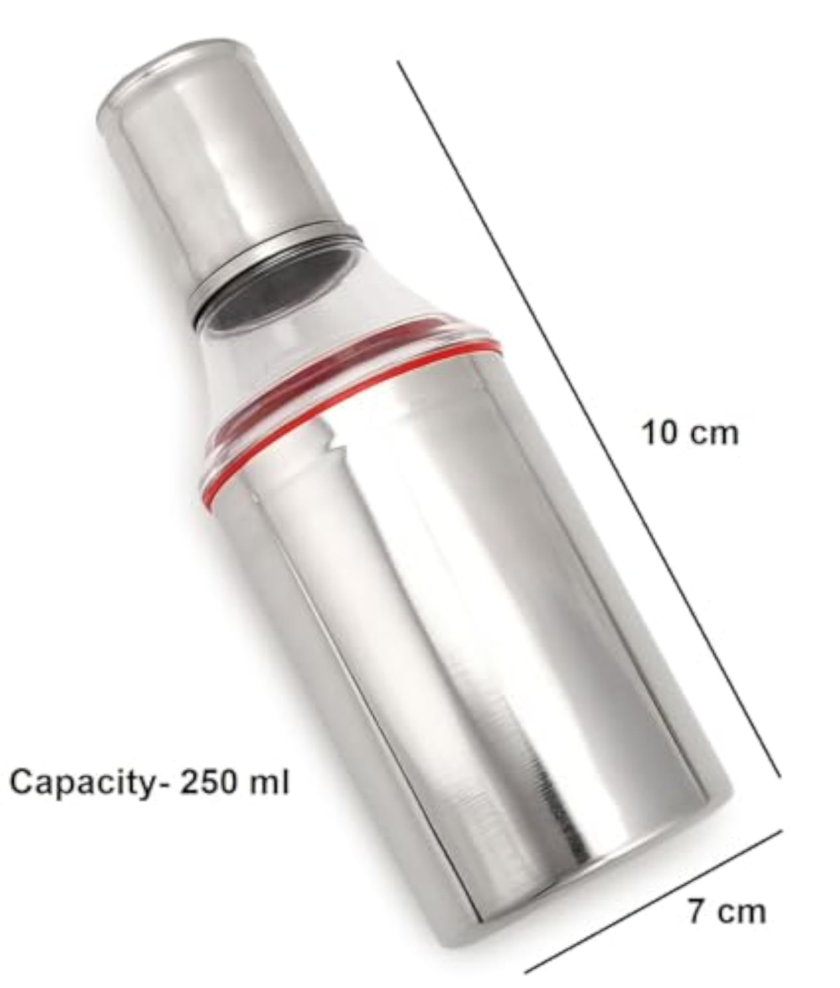 Stainless Steel Oil Dispenser Bottle, 250ml Pourer