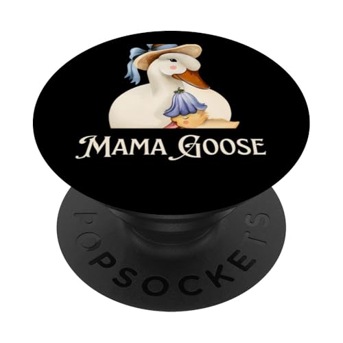 Mamá Ganso Día de la Madre para Mamá Mamá Gansos Tontos PopSockets PopGrip Intercambiable