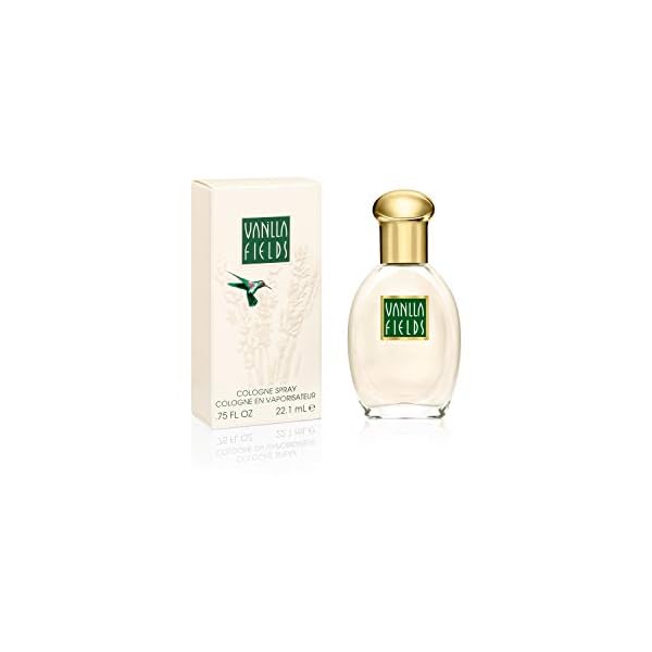 Vanilla-Fields-Cologne-Spray-for-Women-by-Vanilla-Fields-075-Fluid-Ounce-Bottle-A-Classic-Fragrance-of-Vanilla-Sparkling-Mimosa-Jasmine Vanilla Fields Cologne Spray, Vegan Formula, Perfume, Enticing Flower Notes, 0.75oz