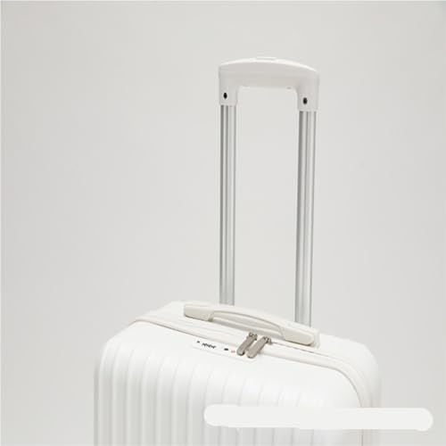 Suitcase Suitcase Trolley Case Cup Holder Suitcase Universal Wheel Password Box Leather Suitcase Boarding Case Suitcase Tags(Gold,18in)4