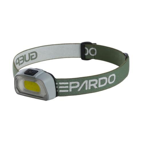 Guepardo, Lanterna de Cabeça 130 Lumens 4 Modos LED Ultra Leve, Vision