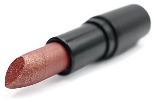 Image of Pure Ziva Blaze Gold Flecked Red Metallic Shimmer Lipstick Color Moisturizing Paraben Free, No Animal Testing & Cruelty Free Lip Makeup Color