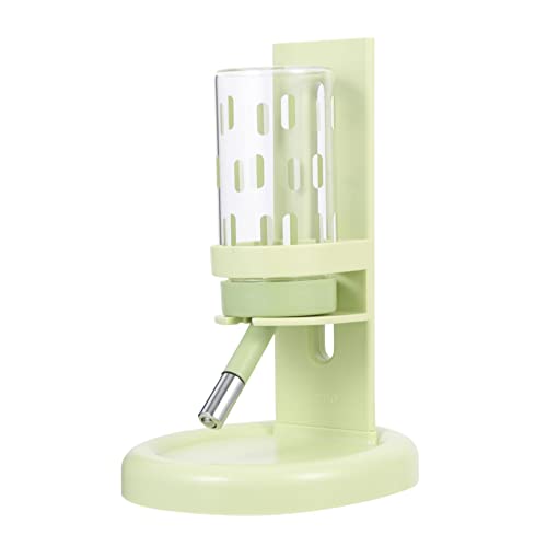 Toyvian Multi Function Hamster Water Bottle Dispenser with Transparent Stand Convenient Automatic Feeder for Pets Easy Installation for Household Use