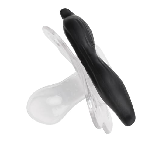 Baby Beard Pacifier Baby Pacifier Pacifier, 3 tipos, 7 x 3.8 x 3.8 cm, Mini portátil lindo labio barba Pacífico Food Grado Silicona Material Figuras y juegos Baby Pacifier for (7 hombres)