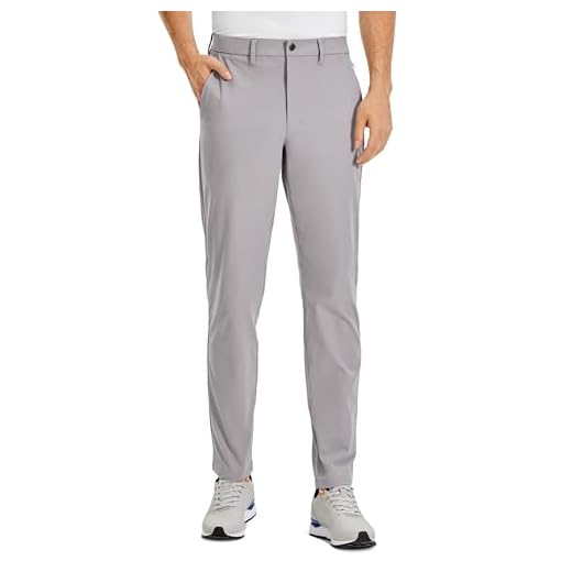 CRZ YOGA All Day Comfy Golf Pants 32" Gull Gray 33W x 32L