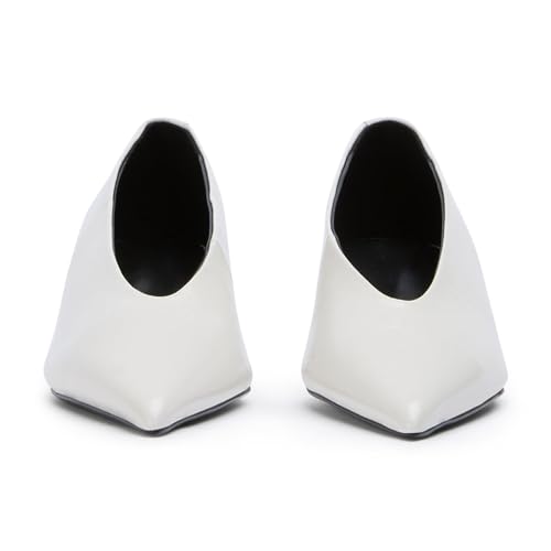 UniqueStride Women's Kitten Heels Pumps Pointed Toe Chic Slip On Fashion Casual Dress Shoes3