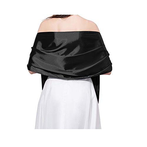 BBTDIN Women Scarf Shawl Wrap Scarves Satin Headscarf Bridesmaid Evening Party