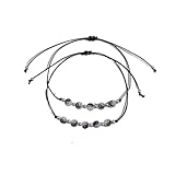 BCJMKDX Pulseras. Juego de Pares de Cuentas Luminosas acrílicas de Taiji y Bagua