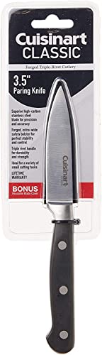 Cuisinart C77Tr-3Pr Triple Rivet Collection 3.5" Paring Knife, Black #TOP5