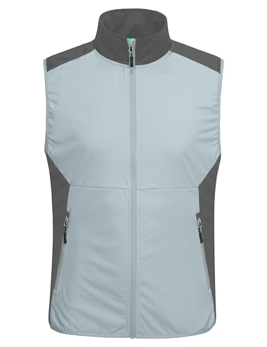 Image of Little Donkey Andy Men's Water-resistant Outerwear Vests, Stretch Windproof Vest for Cycling, Running, Golf
