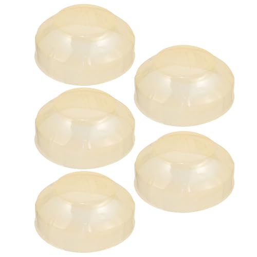 MAGICLULU Cubierta Protectora para Detectores de Alarma contra Incendios, 5 Unidades de Plástico Resistente, Antipolvo y Anti-Falsas Alarmas, Tamaño para Sensores de Humo en Hogar y Oficina