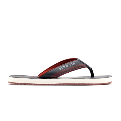Image of U.S. POLO ASSN. USPA| OVI BLACK| Stylish slider Slippers for Man