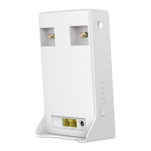 Mercusys MB110-4G Routeur 4G LTE Débit Jusqu’à 150 Mbps, WiFi 300 Mbps en 2.4 Ghz, Cartes SIM Nano de Multi-Opérateurs, 2 Port LAN/WAN, Jusqu’à 32 Appareils, Mode routeur, idéal Maison/Camping – vue 3