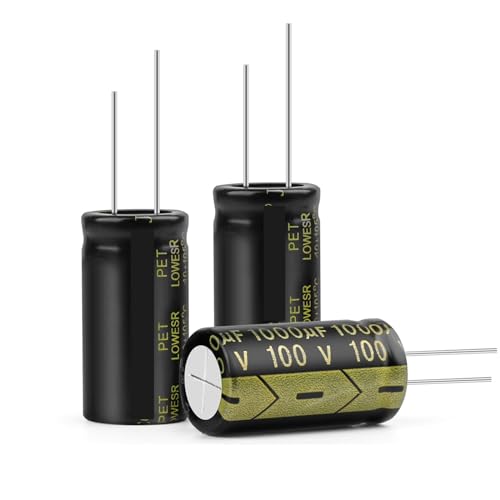 Condensateur électrolytique pour onduleur et amplificateur 100V 1000uF 18x35 haute fréquence 10x