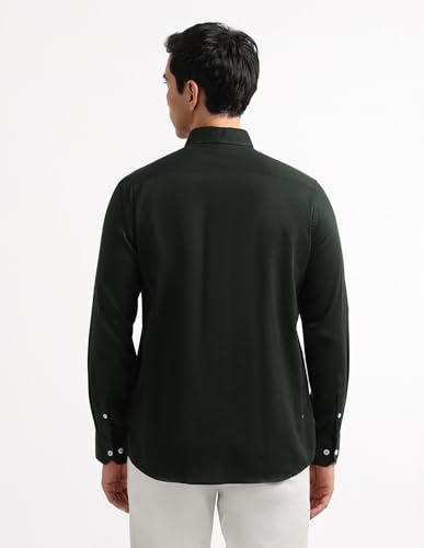 Image of Arrow Striped Slim Fit Mens Casual Shirts - 100% Cotton, Breathable & Comfortable, Full Sleeves Shirts for Men