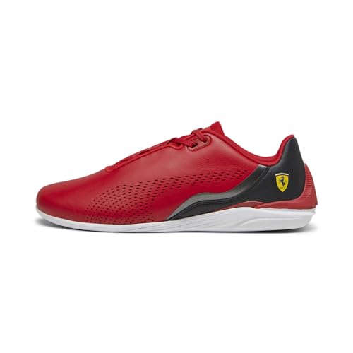 PUMA Ferrari Drift Cat Decima, Zapatillas Unisex Adulto, Rosso Corsa Negro Blanco, 44.5 EU