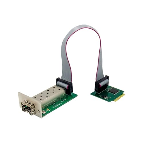 Carte Réseau M.2 A-E Key vers Gigabit Ethernet avec port fibre optique I210AS pour PC